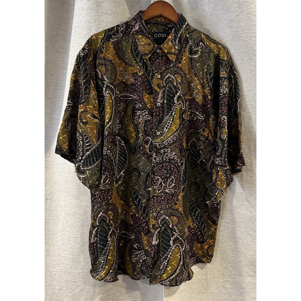 Vintage Y2K Retro Cosi Button Up Size XL